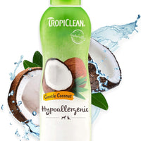 TropiClean 2-in-1 Papaya & Coconut Dog Shampoo and Conditioner | Natural Pet Shampoo Derived from Natural Ingredients | Cat Friendly | Made in the USA | 20 oz.