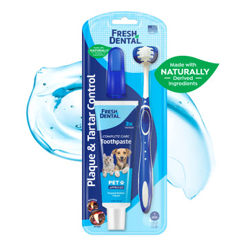 Naturel Promise Fresh Dental Tooth Brushing Kit for Dogs & Cats