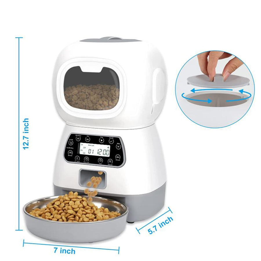 3.5L Automatic Pet Feeder Bowl