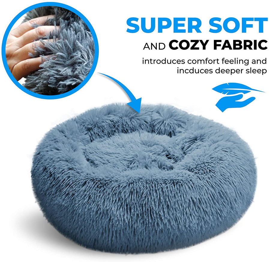 Soft Plush Round Pet Bed