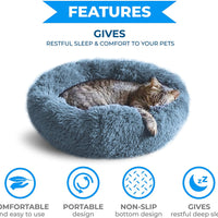 Soft Plush Round Pet Bed