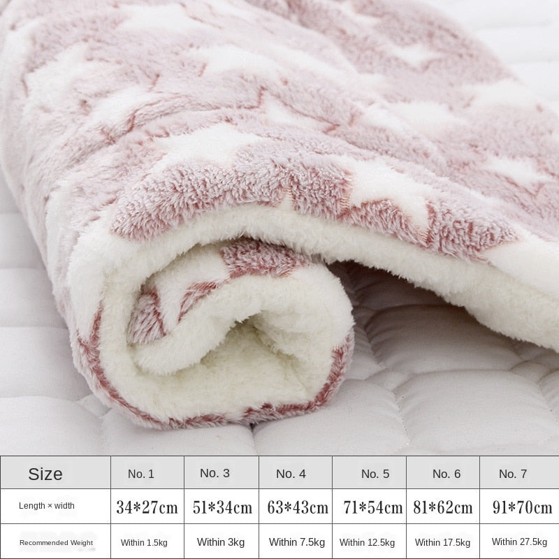 Winter Thicken Soft Pet Mat