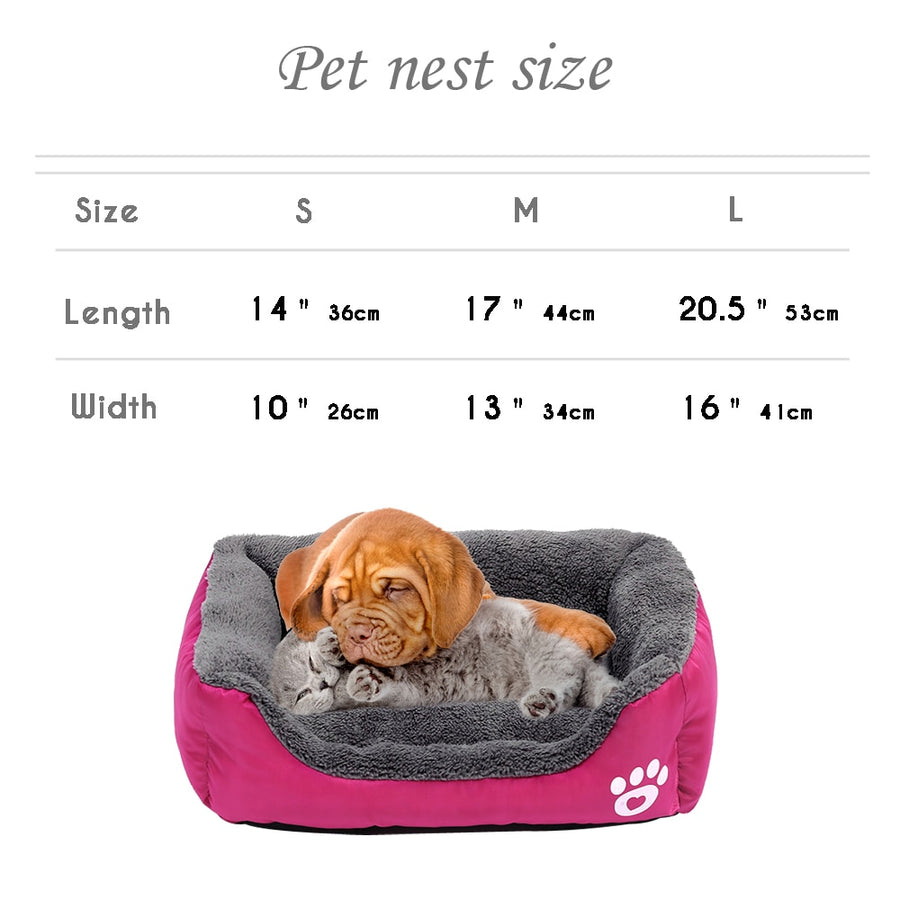 Warm Fleece Pet Sofa