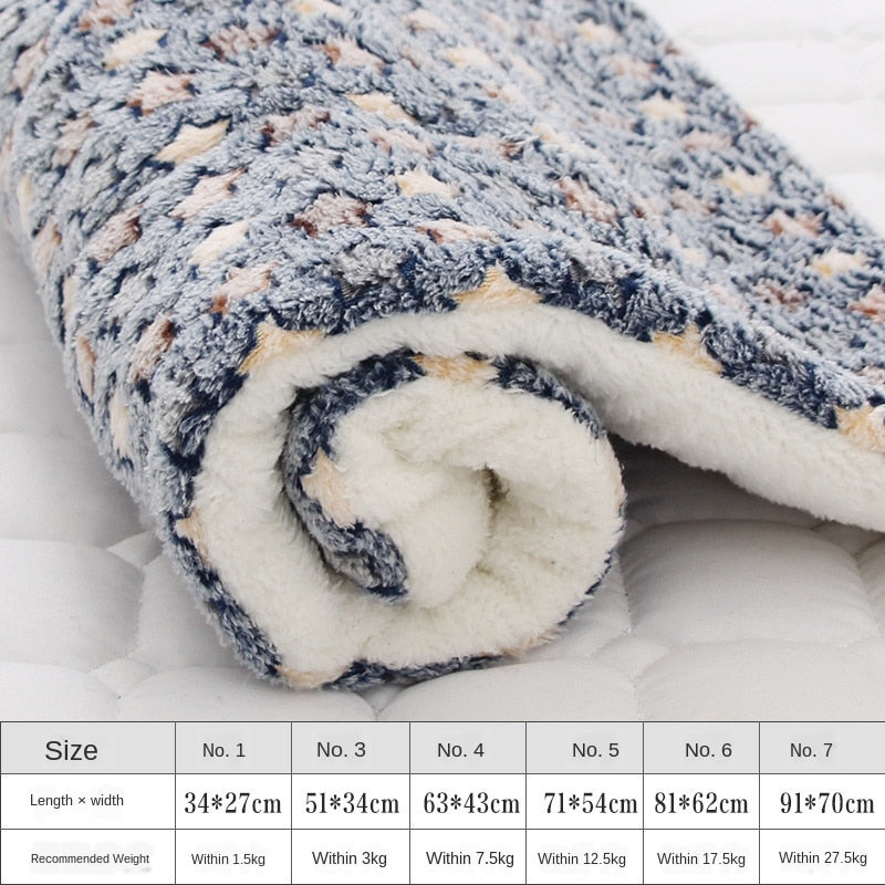 Winter Thicken Soft Pet Mat