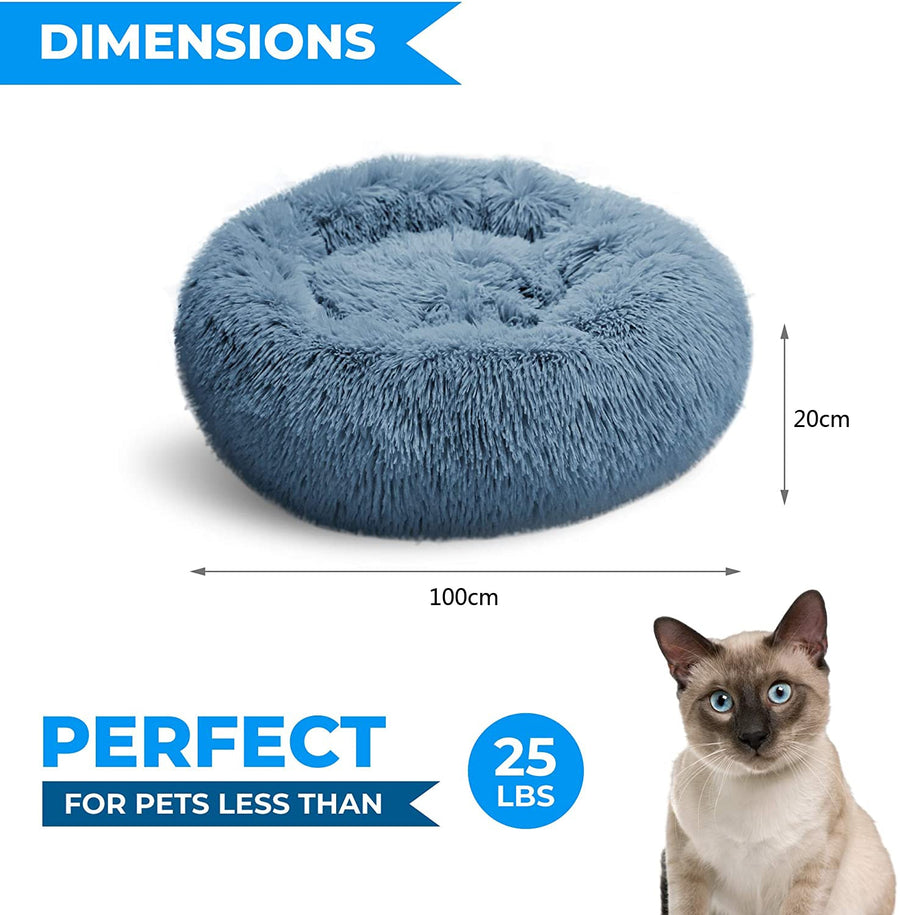 Soft Plush Round Pet Bed