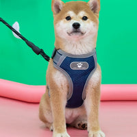 Dog Breast Strap Hand Holding Rope Vest Strap Explosion-Proof Medium-Sized Dog Pet Supplies Shiba Inu Collar Small Dog