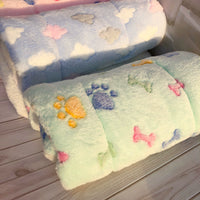 Dog Mat Winter Cat Blanket Autumn and Winter Teddy Pet Mattress Winter Warm Thickened Small Quilt