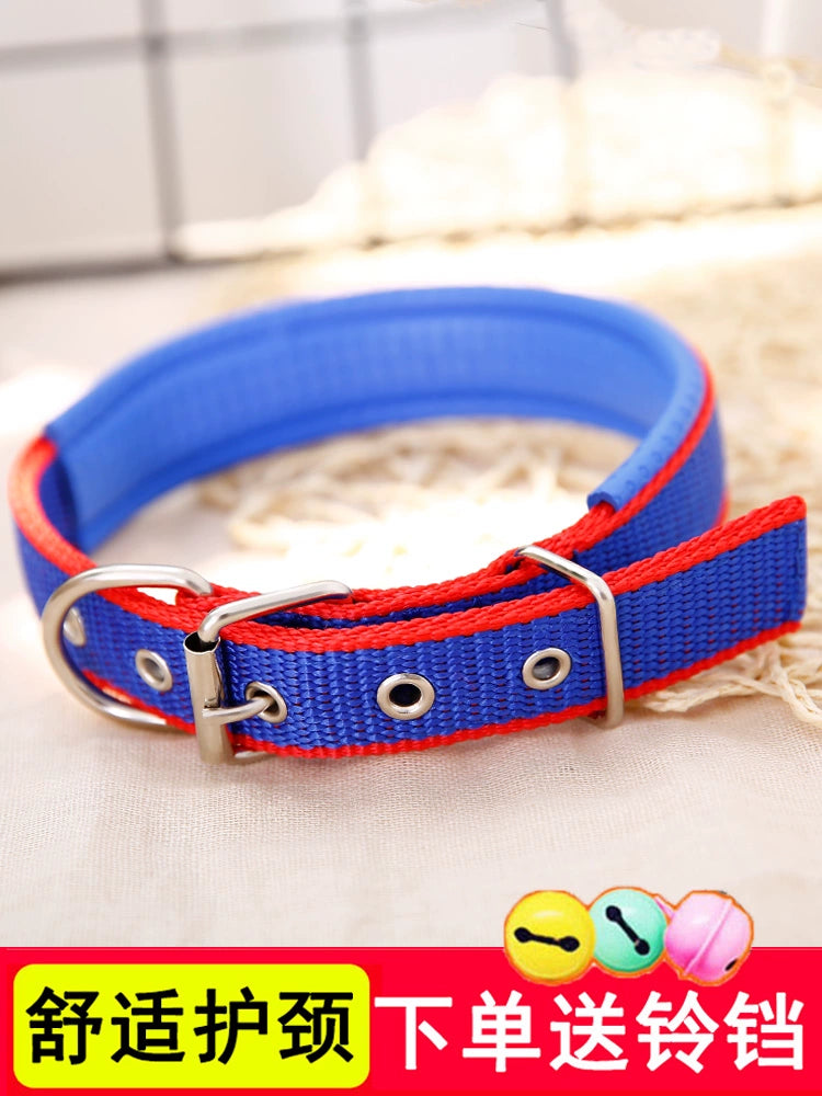 Dog Collar Leash Pet Dog Walking Rope Large Medium Small Dog Dog Chain Foam Neck Cover Golden Retriever Collar