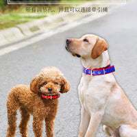 Dog Collar Leash Pet Dog Walking Rope Large Medium Small Dog Dog Chain Foam Neck Cover Golden Retriever Collar