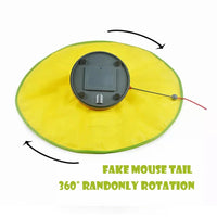 4 Speeds Automatic Funny Cat Toys Electric Motion Undercover Fabric Moving Mouse Feather Interactive Toy For Cat Kitty Pet Toy