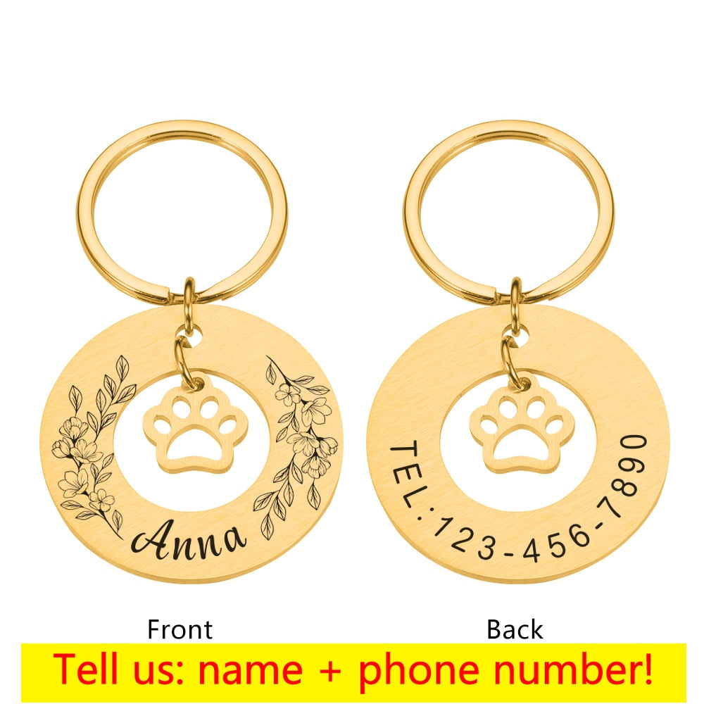 Customized Personalized Pet ID Tags