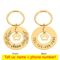 Customized Personalized Pet ID Tags