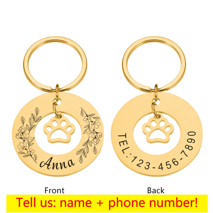 Customized Personalized Pet ID Tags