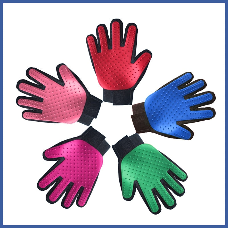 Rubber Pet Bath Brush Glove