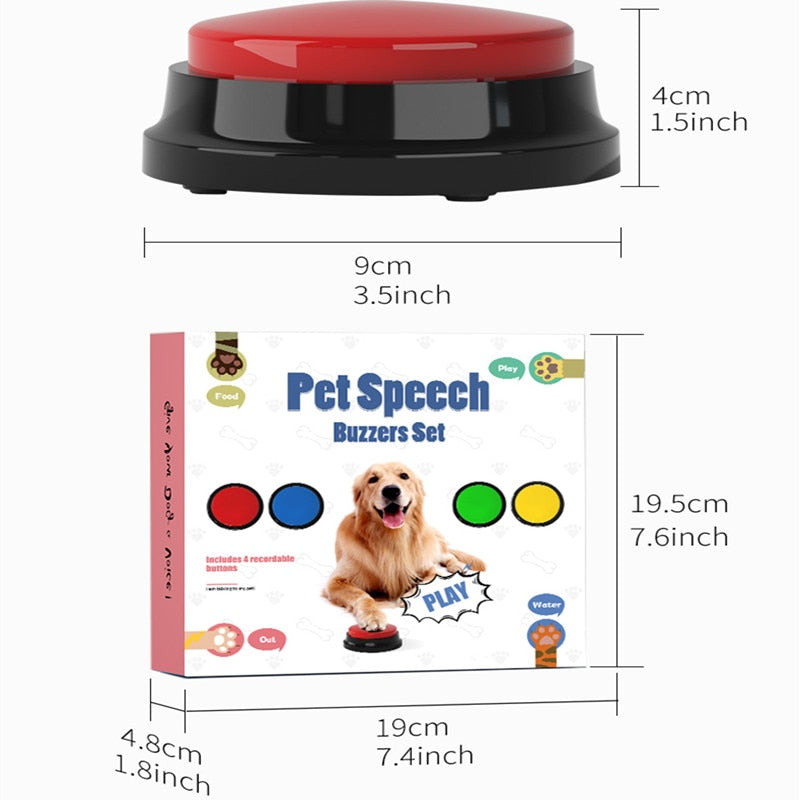 Training Buttons Pet Talking Toys