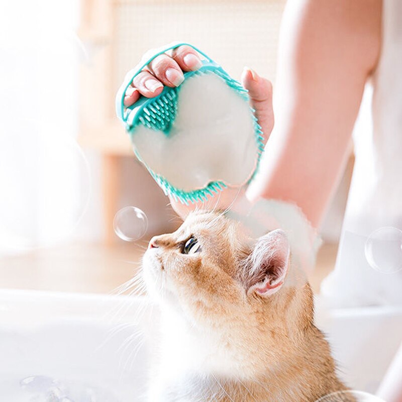 Soft Silicone Pet Bathing Brush