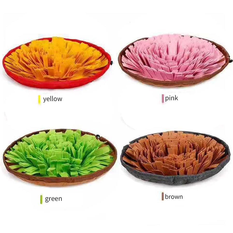 Pet Dog Snuffle Mat Nose Smell Training Sniffing Pad Dog Puzzle Toy Slow Feeding Bowl Food Dispenser Carpet Washable Dog toys