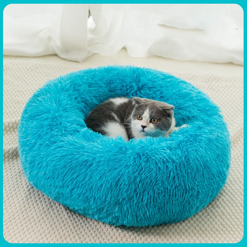 Soft Plush Round Pet Bed