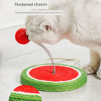 Cat Toy Cat Teaser Self-Help Relieving Stuffy Handy Gadget Polygonum Multiflorum Feather Spring Cat Toy Ball Full Sisal Tumbler