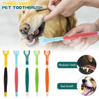 Three Sided Pet Toothbrush