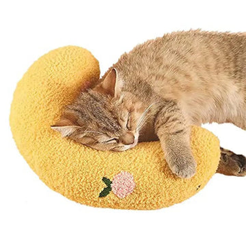 Pet Sleeping Pillow Ultra Soft Fluffy Dog Cat U-shaped Pillow Calming Toy Pet Supplies