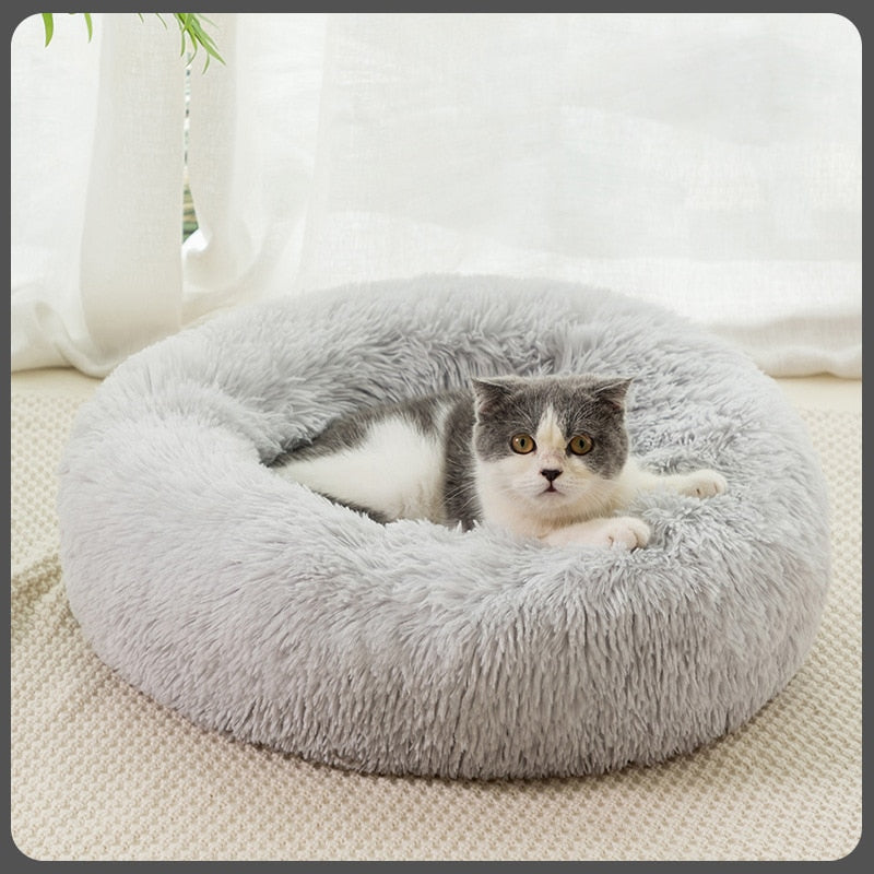 Soft Plush Round Pet Bed