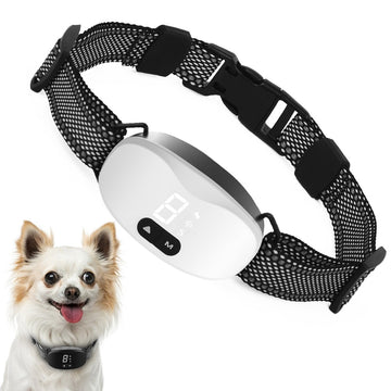 Bark Collar Rechargeable Anti Barking IP67 Electric Shock Collars Waterproof Training Collar for Small and Medium Dogs