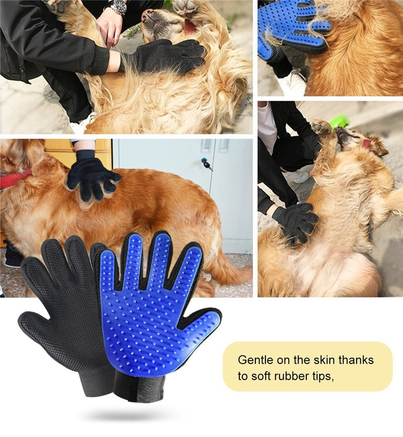 Rubber Pet Bath Brush Glove