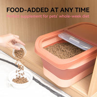 13 LB Collapsible Cat Dog Food Storage Box