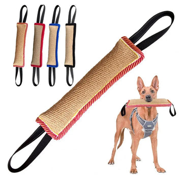 Dog Bite Stick Easy to Grip Interactive Dog Bite Toy Bite Resistant Dog Training Bite Pillow Toy Large Dogs Pet Stick Bite Toy