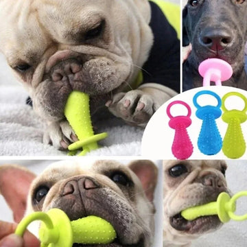 Safe Chewing Bell Rubber Pacifier Dogs Supplies Toys Bite-resistant Clean Teeth Puppy Toys Pet Toys Interactive Products