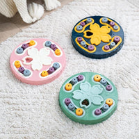 Anti-Gulping Pet Feeding Toys Cat Dog Puzzle Toys Interactive Puzzle Food Feeders IQ Training for Dog/Large/Medium/Small Chewers