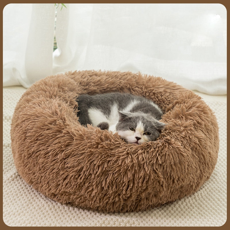 Soft Plush Round Pet Bed