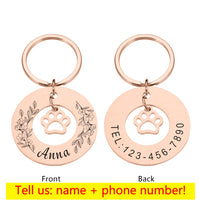 Customized Personalized Pet ID Tags