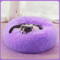 Soft Plush Round Pet Bed