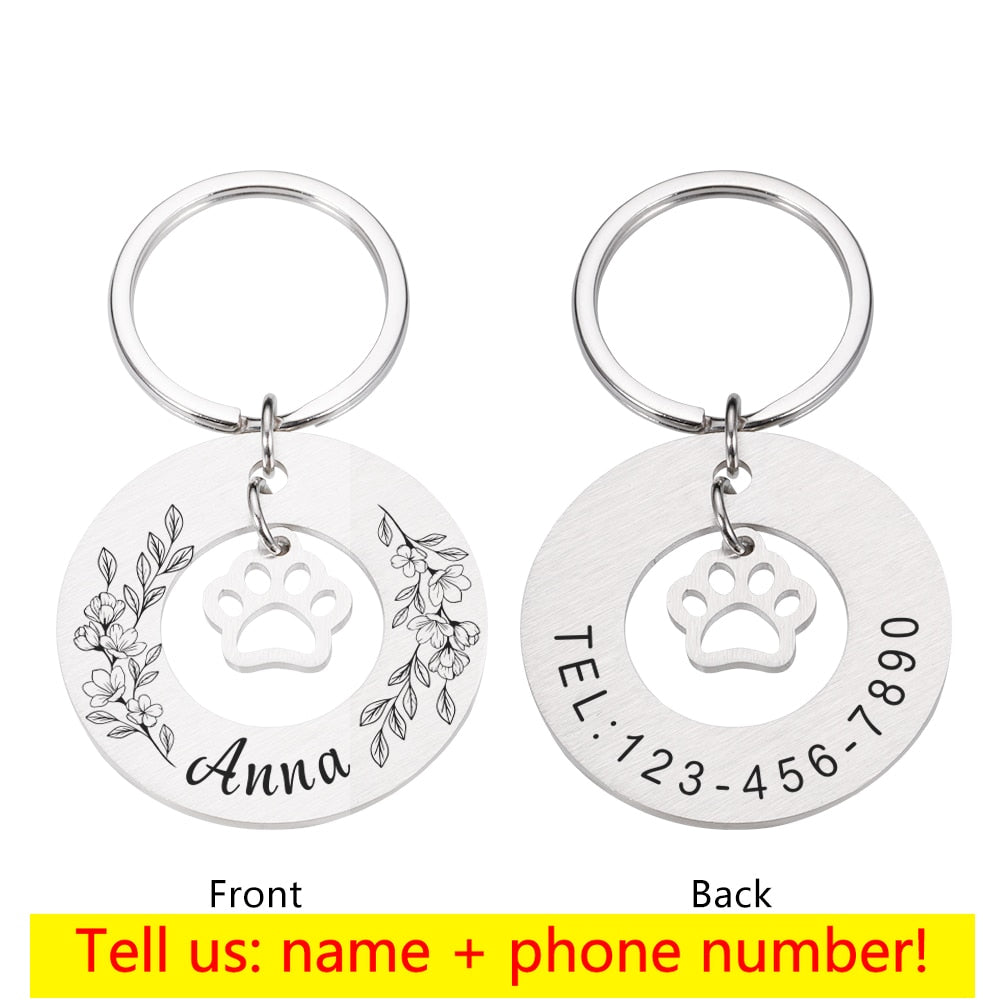 Customized Personalized Pet ID Tags