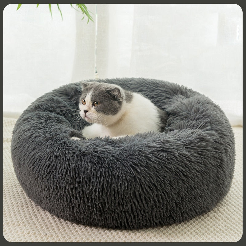 Soft Plush Round Pet Bed