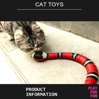 Rechargeable Electronic Snake Cat Toy