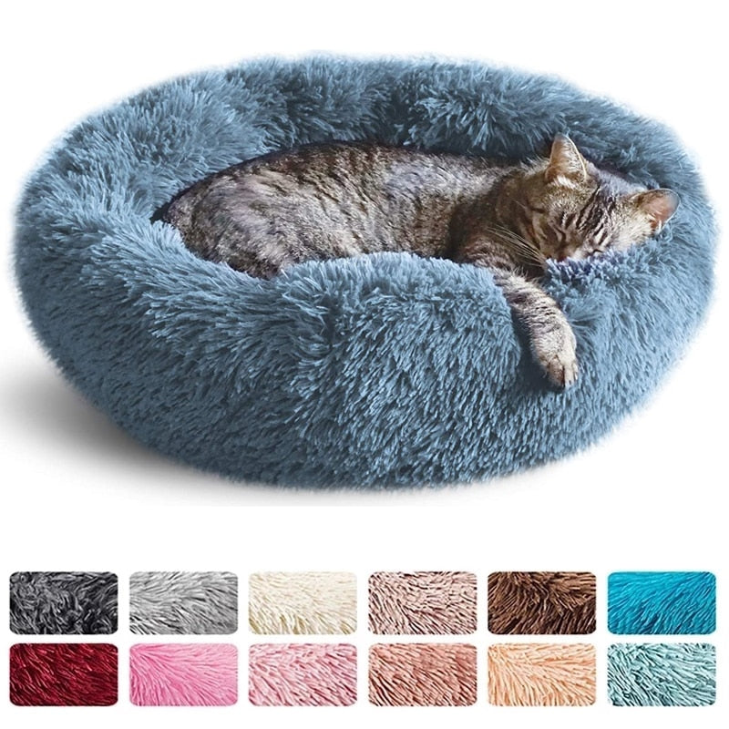 Soft Plush Round Pet Bed