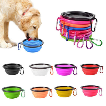 Portable Collapsible Silicone Pet Bowl