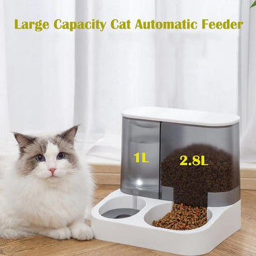 Automatic Cat Food Dispenser Bowl
