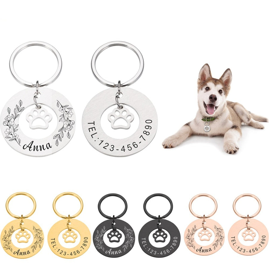 Customized Personalized Pet ID Tags