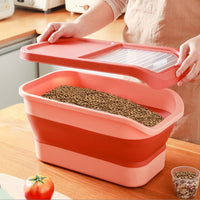 13 LB Collapsible Cat Dog Food Storage Box